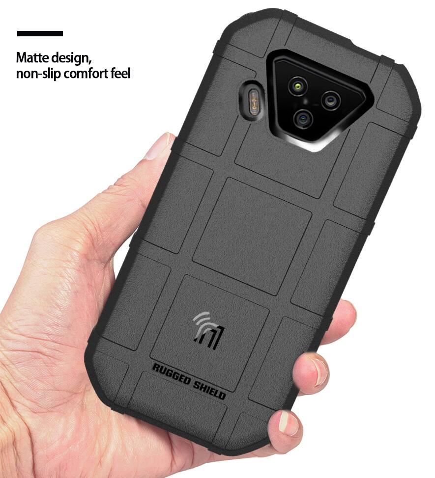 Matte design, non-slip comfort feel

RUGGED SHIELD