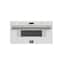 Forno Appliances - Oliena Espresso 1.6 cu. ft. Built-in 1750W Compact Convection Oven and 1000W Microwave Combo with Sensor Cooking - White