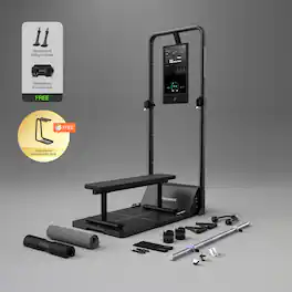 Speediance - Smart Home Gym, Gym Monster 2 Works, Smart AI-Powered Multi-Functional Smith Machine for Home Workout - Black
