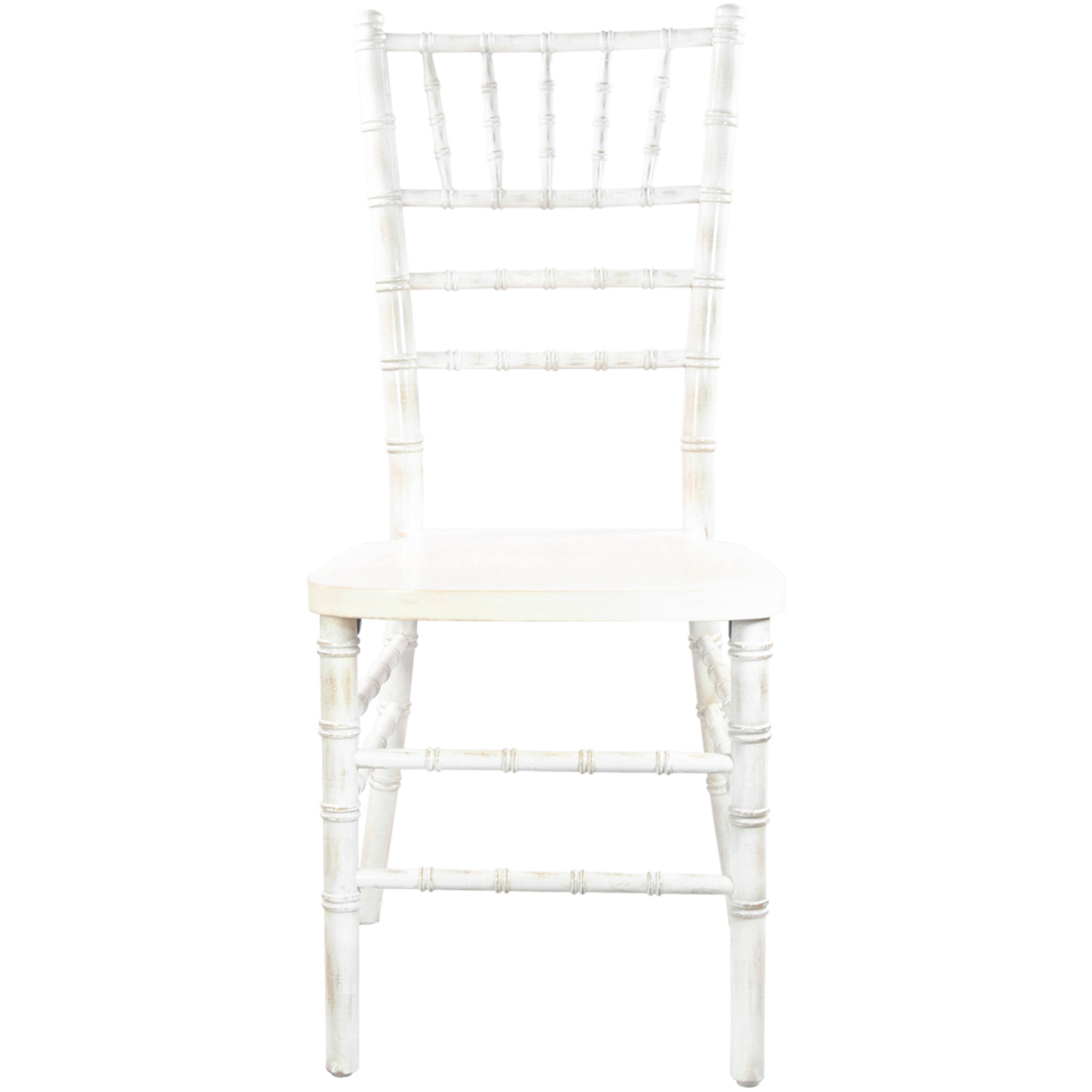 Alt View 3. Emma + Oliver - Wood Chiavari Chair - Lime Wash.
