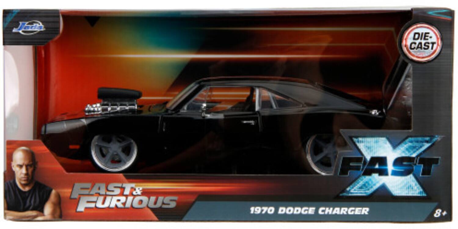 Jada Die-Cast Fast & Furious 1970 Dodge Charger 8+