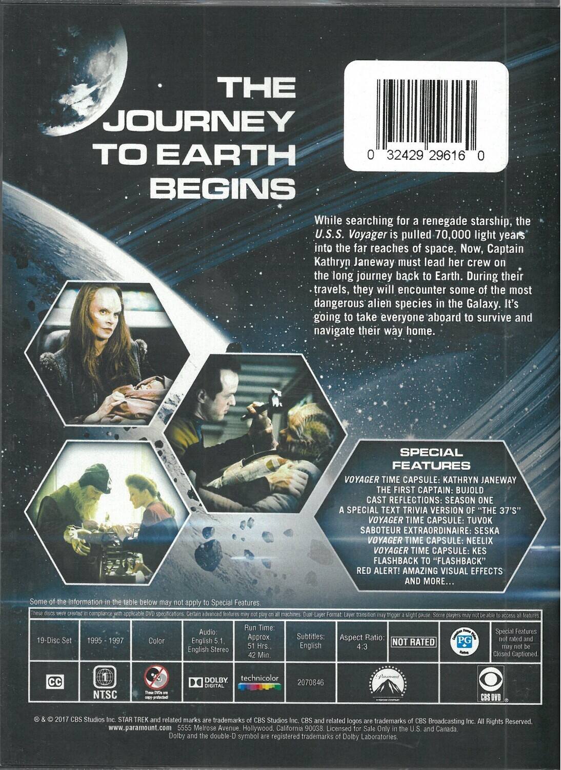 Alt View 1. Star Trek Voyager: Seasons 1-3   - DVD.
