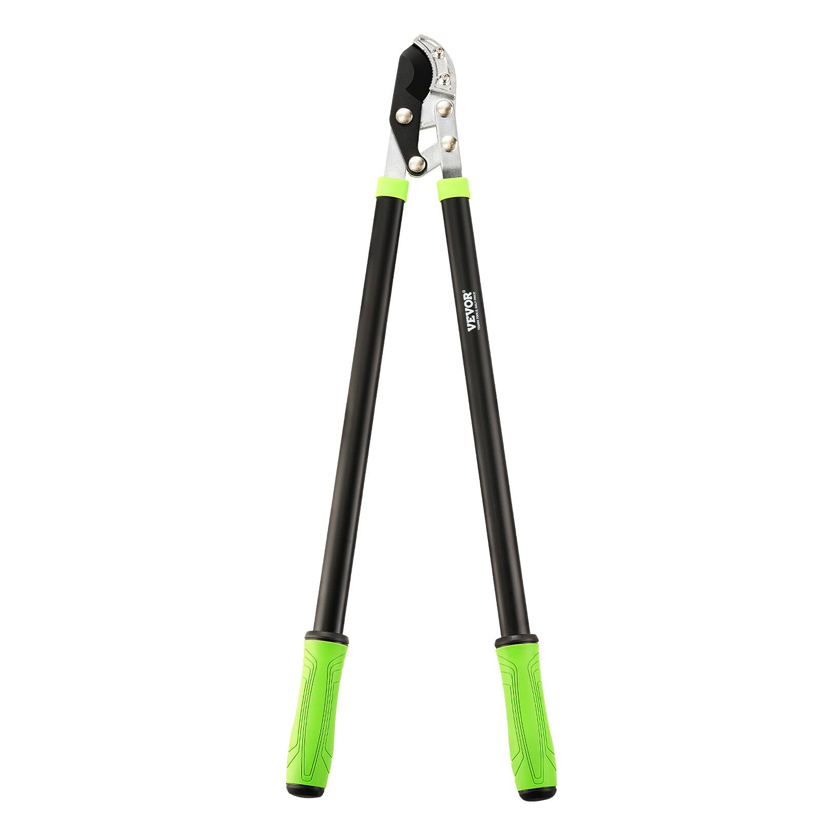 Alt View 5. VEVOR - Loppers for Tree Trimming, 32 inch Garden Anvil Trimmer with Compound Action, Sharp Steel Blade - Handle: green;handle iron tube: black baked enamel.