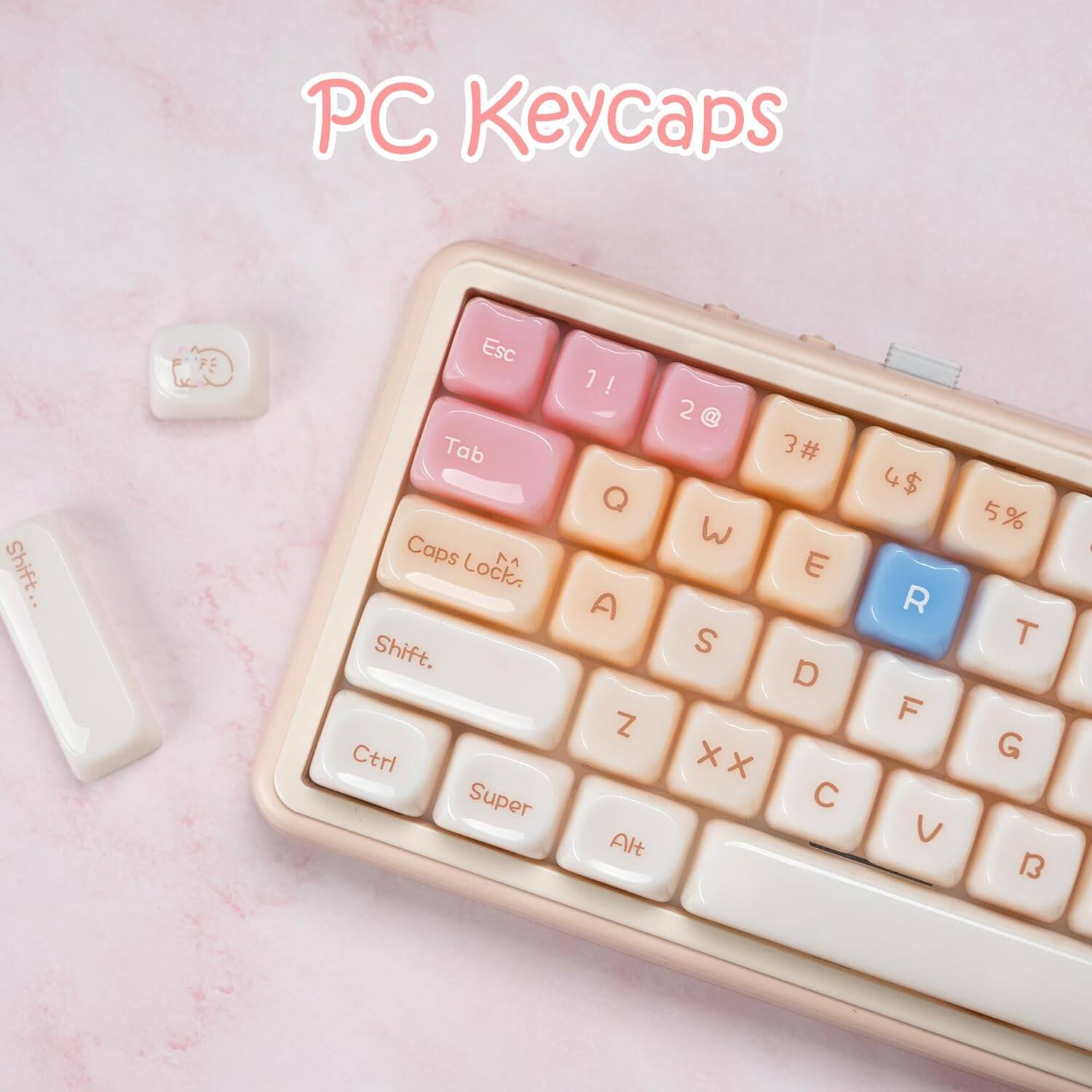 PC Keycaps  
Shift FE Esc Tab Caps M Locks Shift.  
Ctrl Super ! 7 ! 2@ 2 #E Q w E A S D Z X X C Alt 4$ R F V 5% T G B3 I
