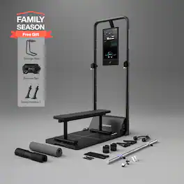 Speediance - Smart Home Gym, Gym Monster 2 Works, Smart AI-Powered Multi-Functional Smith Machine for Home Workout - Black