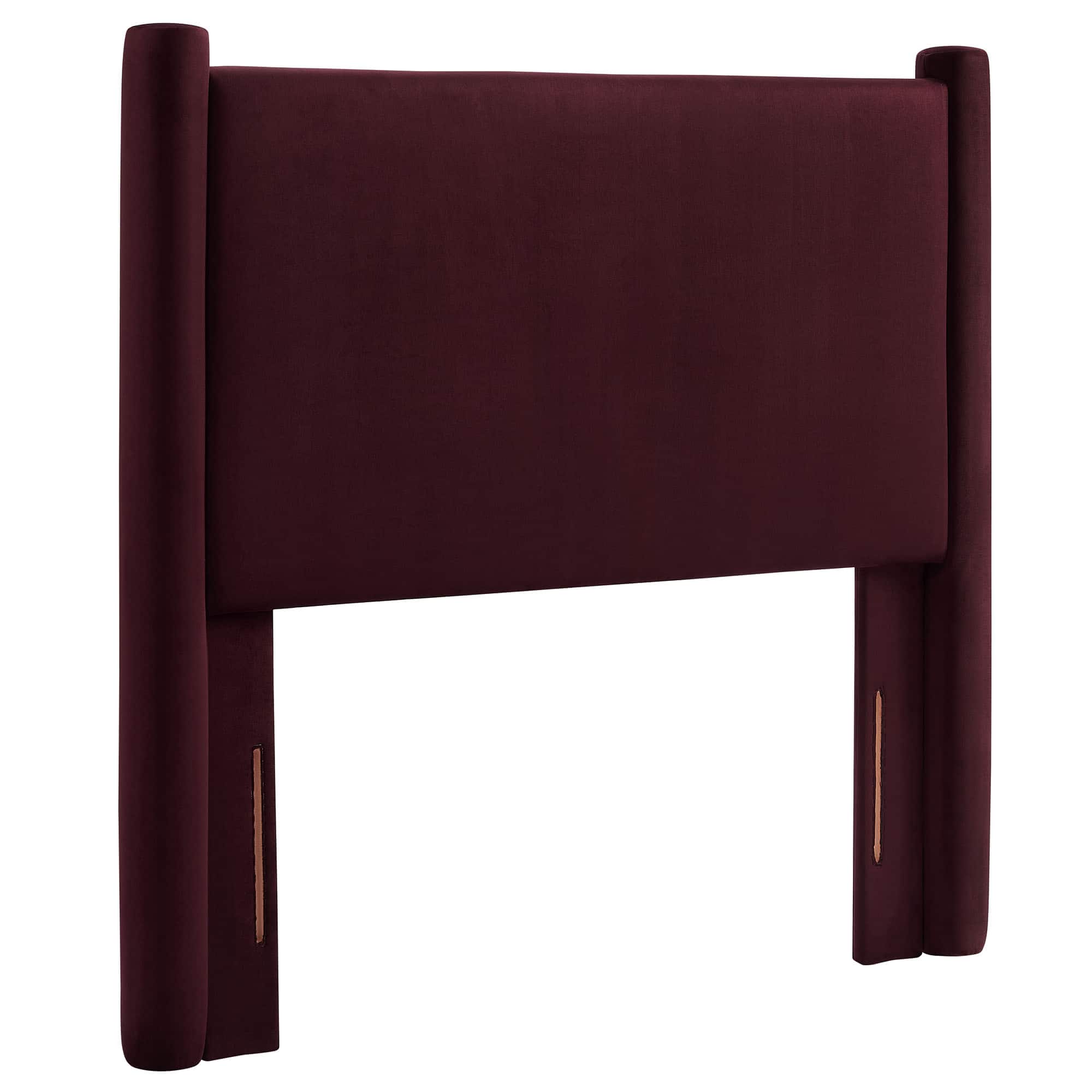 Rael Performance Velvet Twin Headboard by Modway - Purple