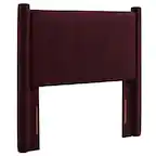 Front. Modway - Rael Performance Velvet Twin Headboard by Modway - Purple.