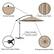 Alt View Zoom 13. Nature Spring - 10-Foot Offset Patio Umbrella - Sand.