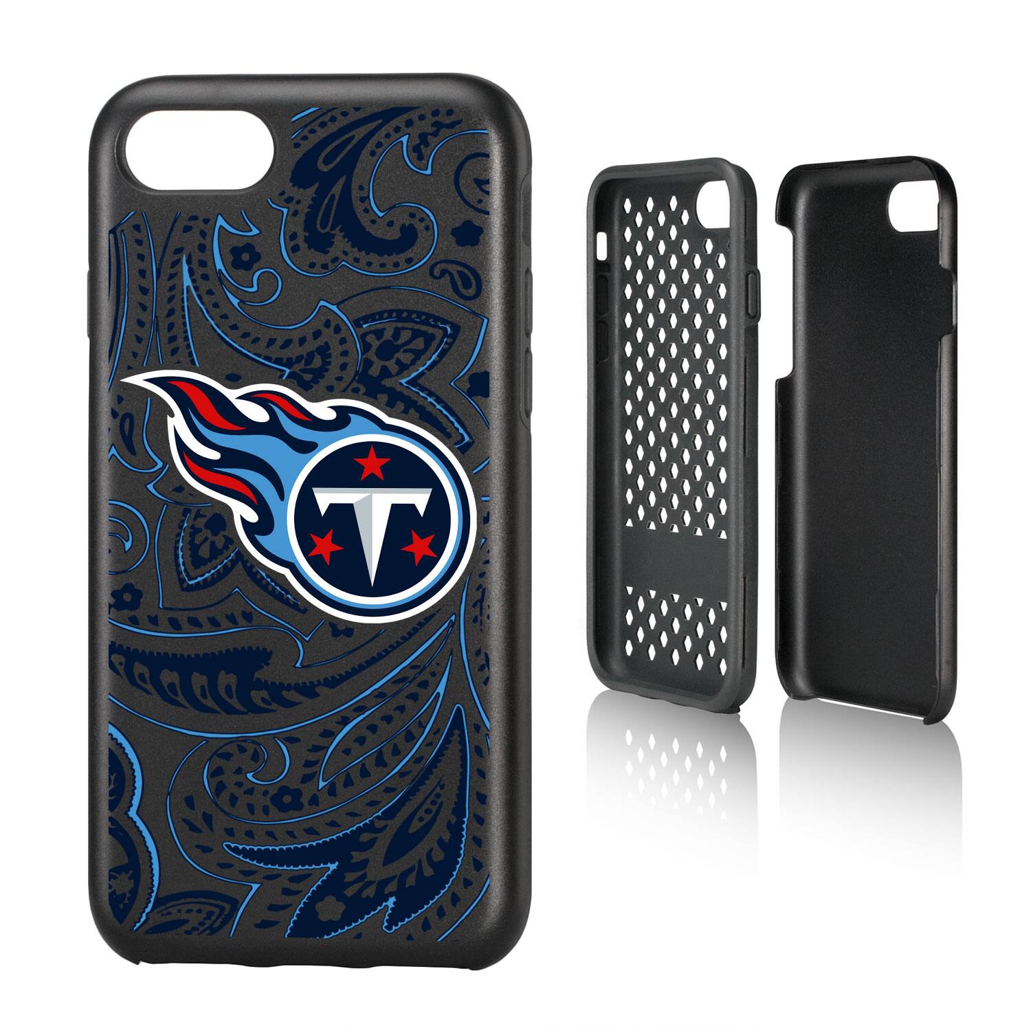 Alt View 3. Keyscaper - Tennessee Titans iPhone Rugged Paisley Design Case - 13 Pro - Multicolor.
