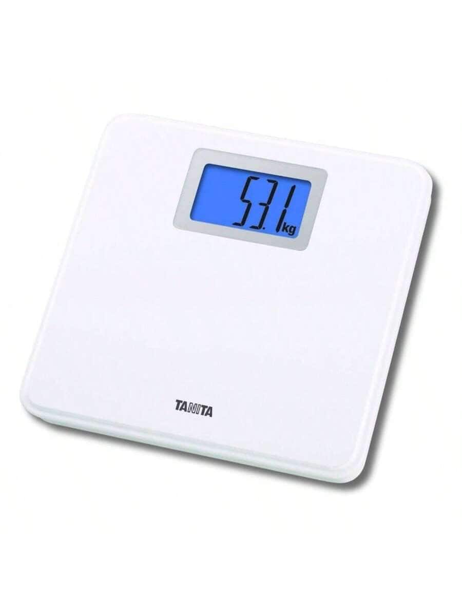 The Best Inks - 662 Digital Weight Scale Japan Technology Bathroom Scale with 330 lb Weight Capacity - 2 inch Blue - White