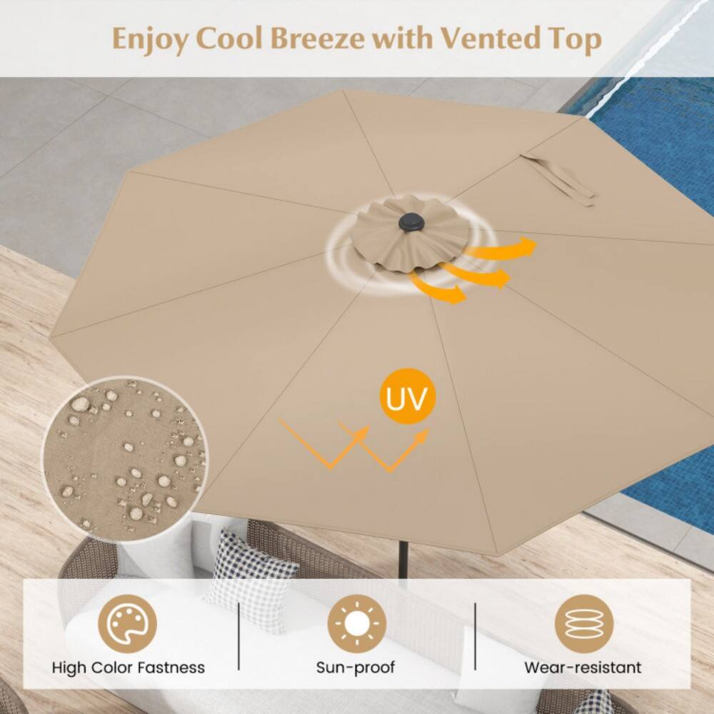 Enjoy Cool Breeze with Vented Top

- UV
- High Color Fastness
- Sun-proof
- Wear-resistant