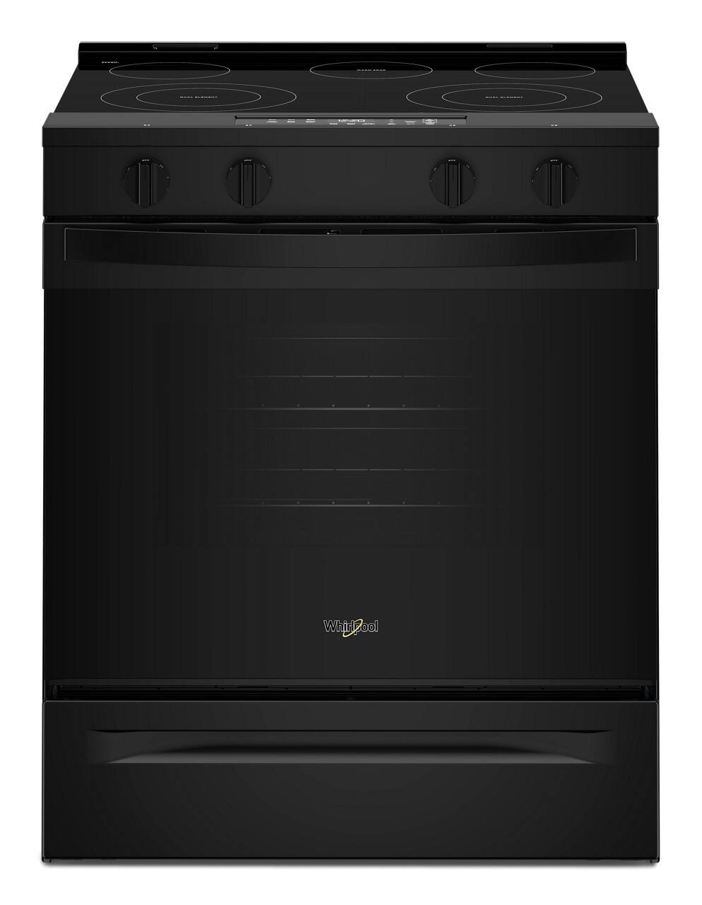Whirlpool - 5.3 Cu. Ft. Slide-In Electric Range with No Preheat and Slow Cook Modes - Black price history on PriceWatchPro