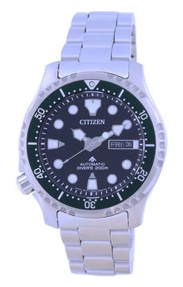 Citizen - Promaster Automatic NY0084-89E Divers Mens Watch Black Dial Stainless Steel 200M - Silver, Blue