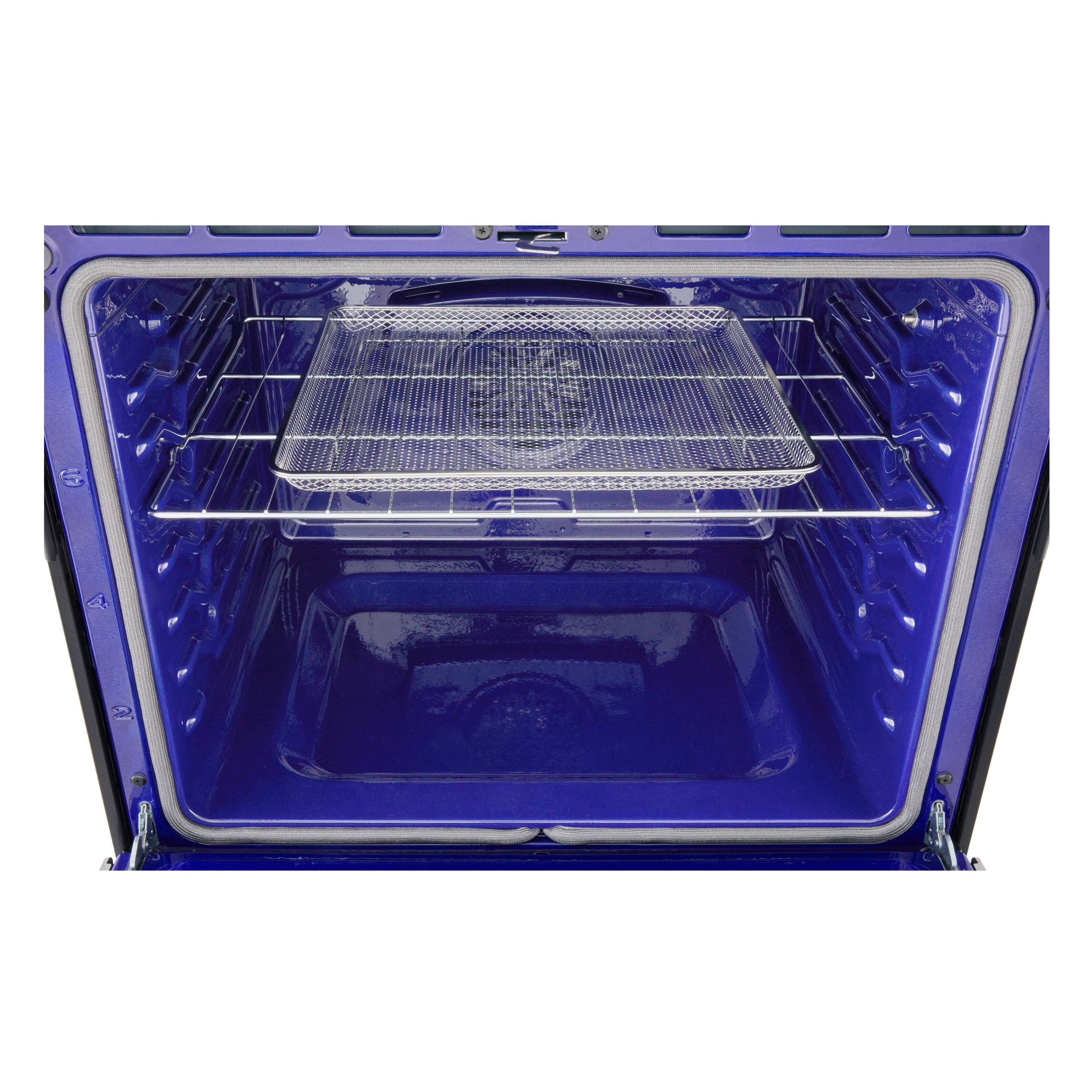 Alt View 24. LG - 6.3 Cu. Ft. Slide-In Electric True Convection Smart Range with Air Fry and 2 UltraHeat Elements - PrintProof Stainless Steel.