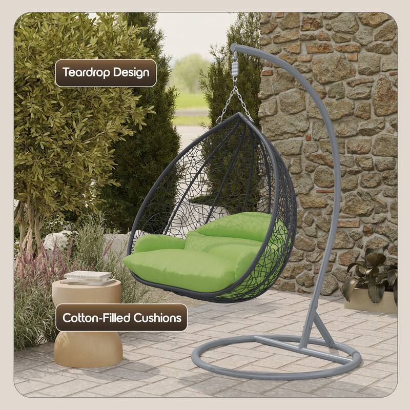 Teardrop Design  
Cotton-Filled Cushions