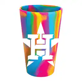 WinCraft - Houston Astros 16oz. Fashion Silicone Pint Glass - Multicolor