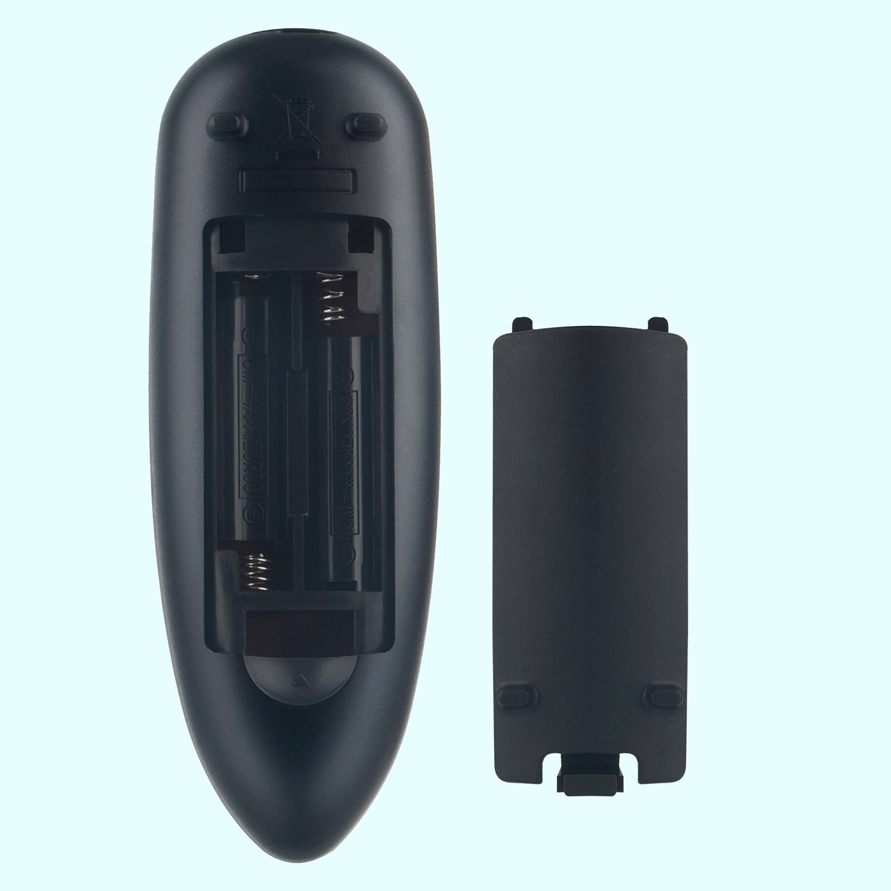 Back. ALLIMITY - AK59-00156A Replaced Remote fit for Samsung DVD Player DVD-E350 DVD-E370 DVD-E365 DVD-E360 DVD-E360K DVD-E360/XU - Black.