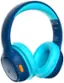The image features a pair of blue headphones with a blue and white design. The headphones are designed to be comfortable and have a lottery feature. The headphones are powered by a 5V-0.5 SA lottery 5.7Vm400mAh battery. The headphones have a mode switch for China, and they are equipped with a 93dB speaker and a 85dB microphone. The headphones are made by the company KH02.