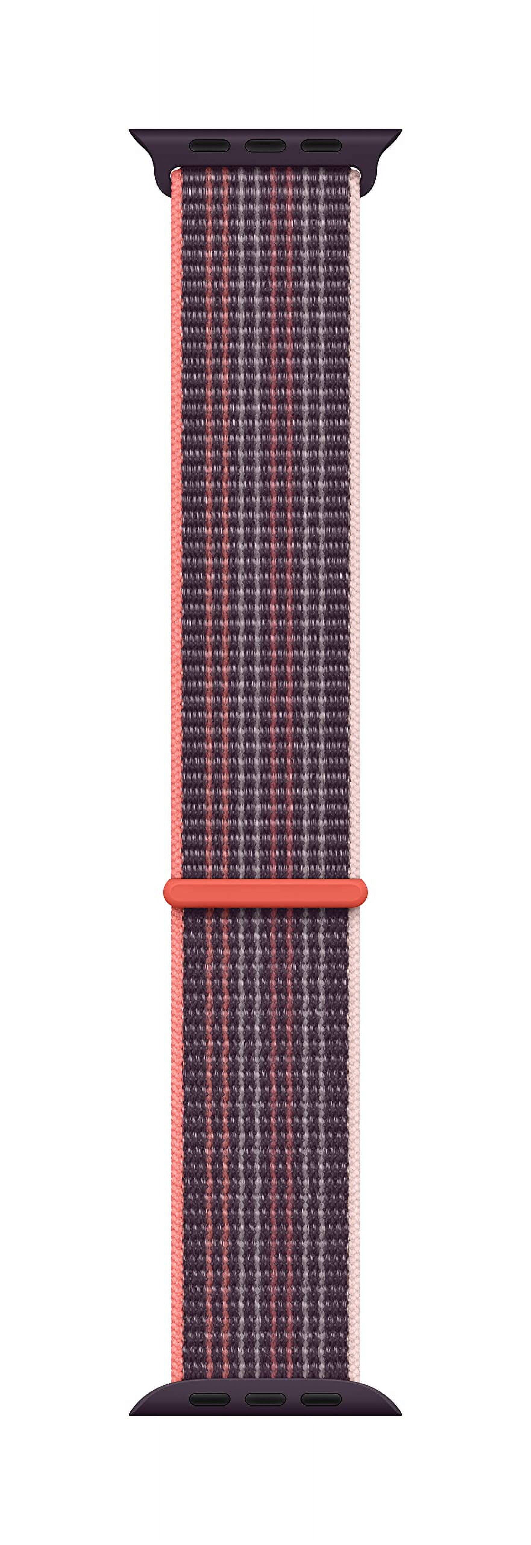 Alt View 2. Apple - Apple Watch Band - Sport Loop (45mm) - Elderberry - Regular - Purple.