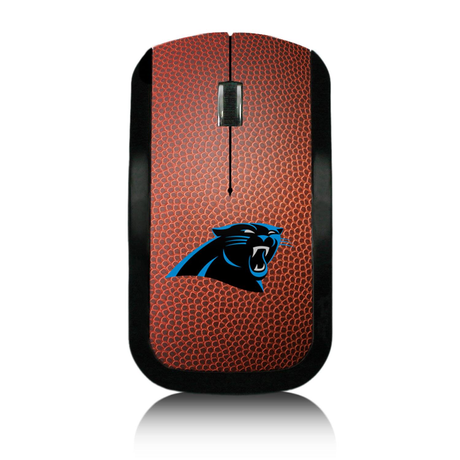Front. Keyscaper - Carolina Panthers Football Design Wireless Mouse - Multicolor.