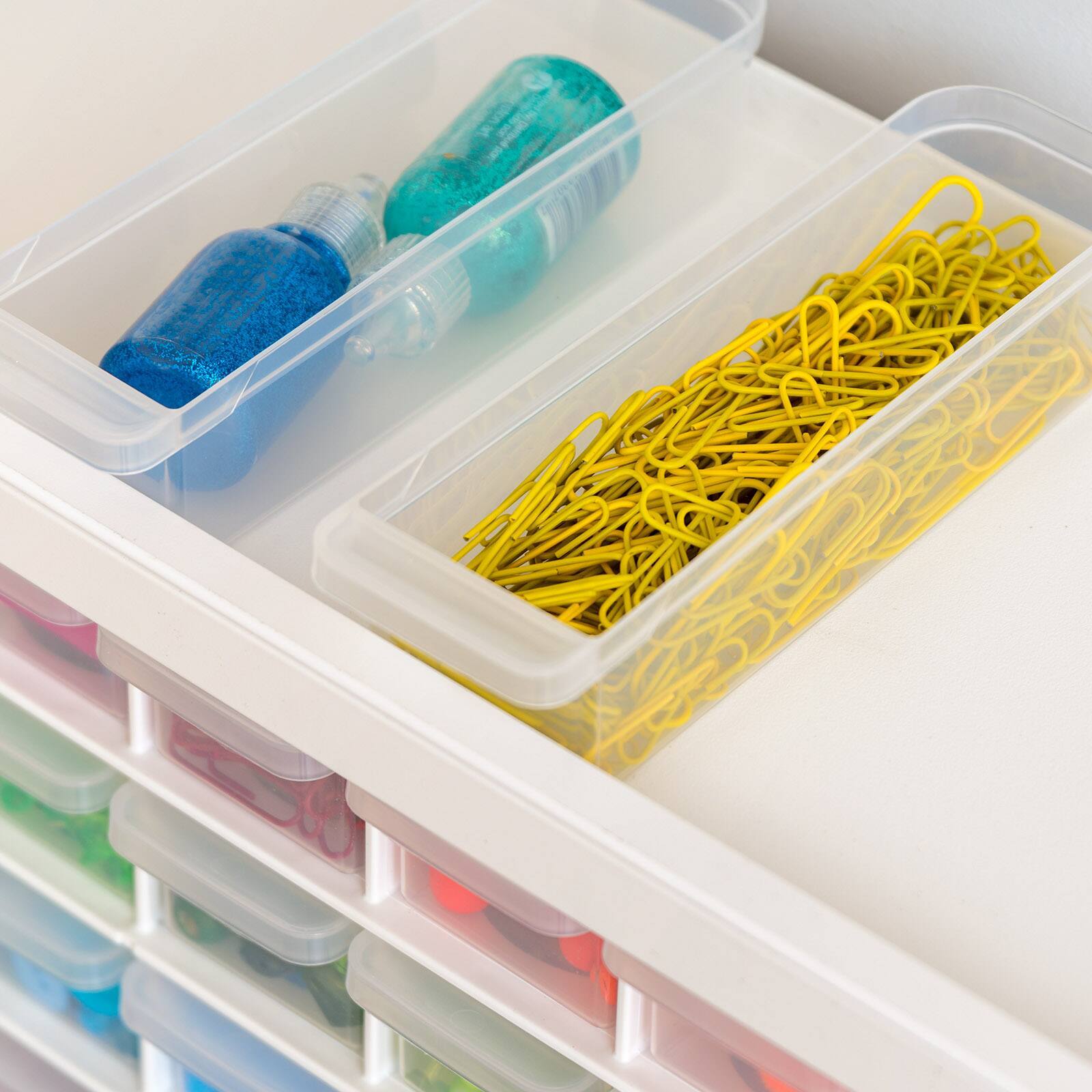 Alt View 6. IRIS USA - IRIS USA Stackable Storage Cabinet for Hardware Crafts, Small Parts organize Drawer, Compartment.
