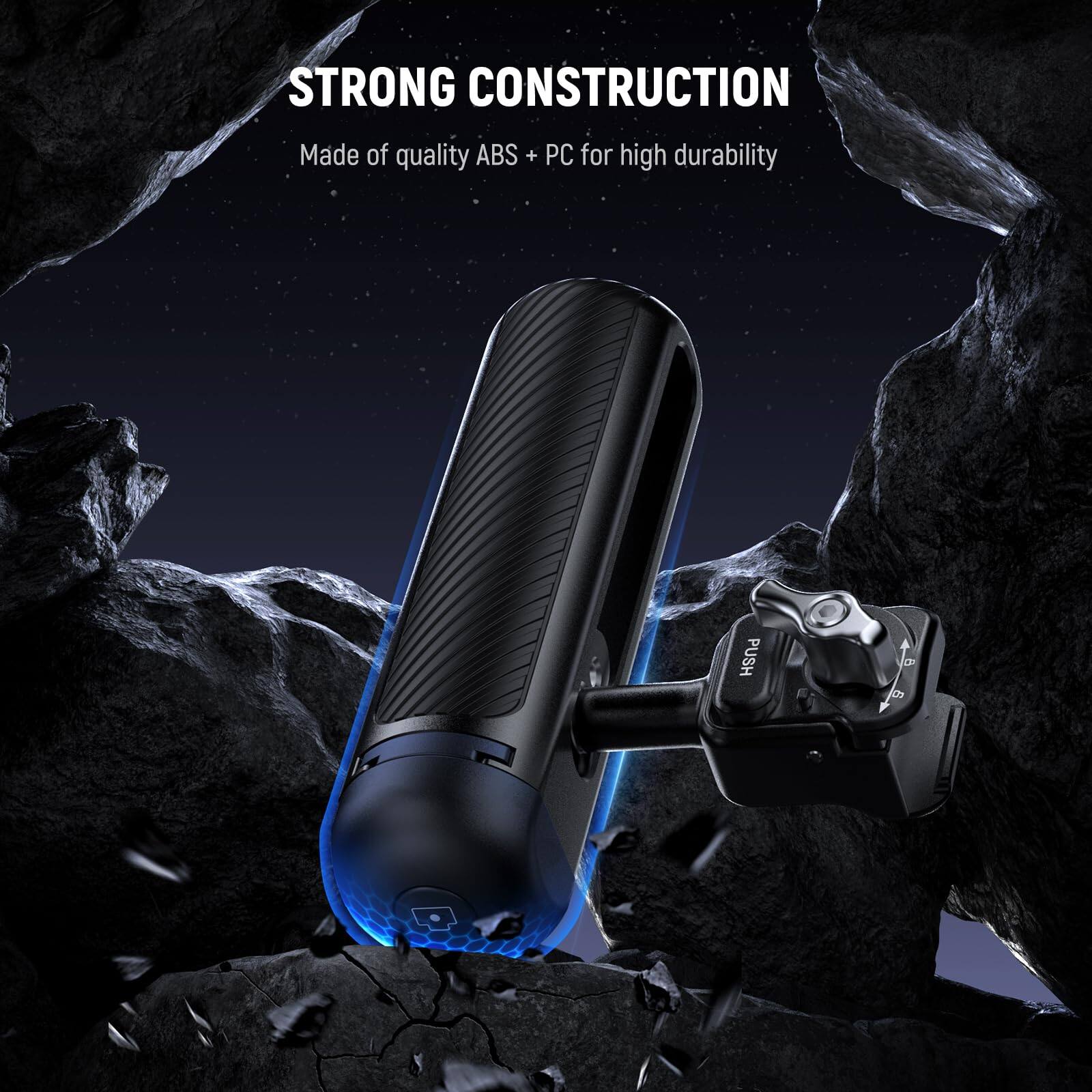 STRONG CONSTRUCTION  
Made of quality ABS + PC for high durability