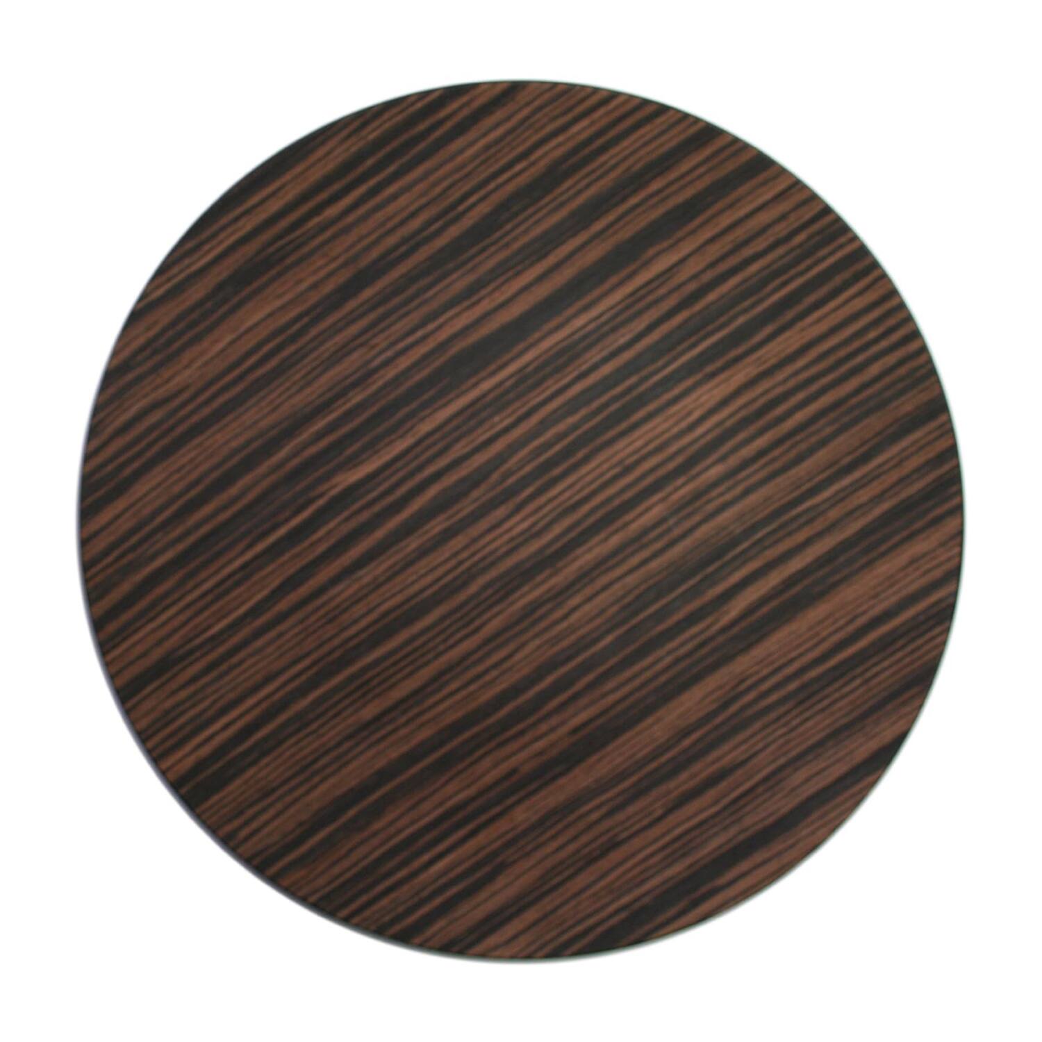 Angle. American Atelier - Pine Brown Round Charger Plate 12-Piece Set - Brown.