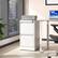 Back. Mirfee - 2-Drawer Vertical File Cabinet with Lock, for A4/Legal/Letter Files - White.