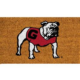 Evergreen Enterprises - Georgia Bulldogs 28" x 16" Team Logo Outdoor Coir Mat - Multicolor