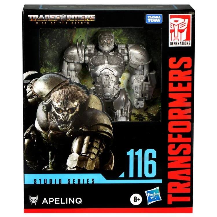 TRANSFORMERS  
RISE OF THE BEASTS  
STUDIO SERIES  
APELINQ  
116  
8+  
TAKARA TOMY  
GENERATIONS  
Hasbro