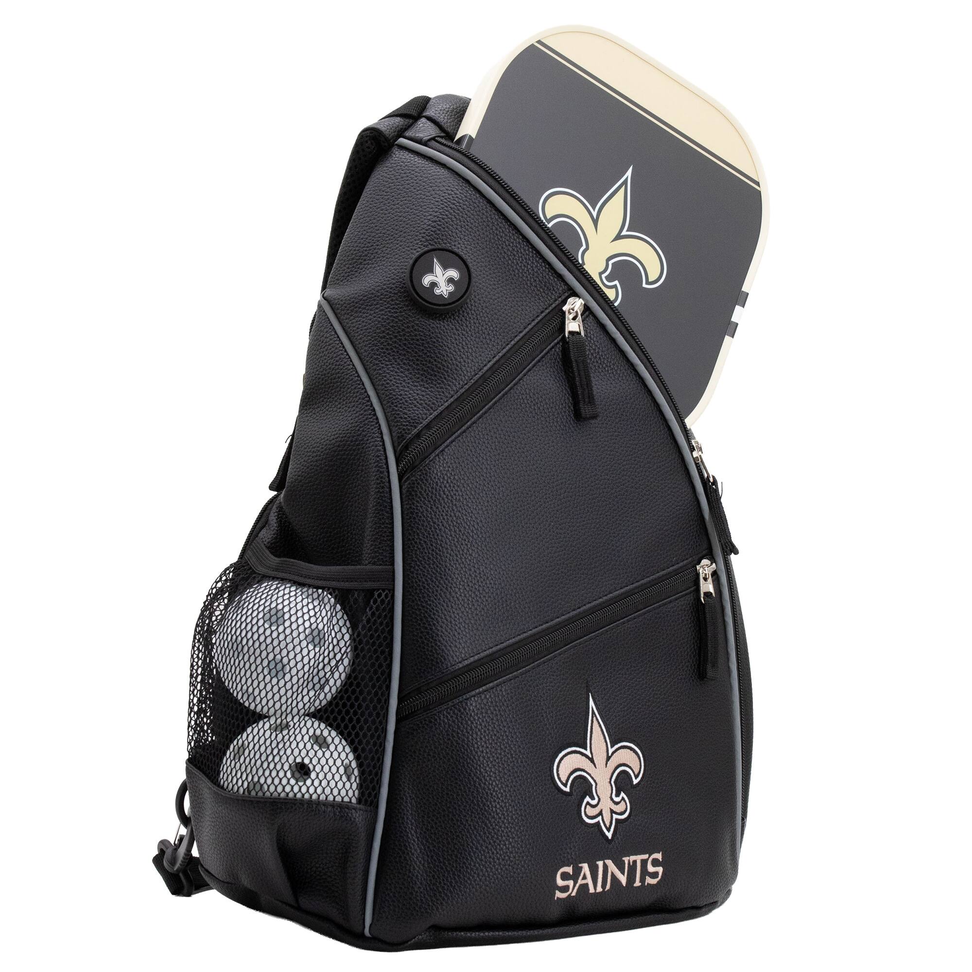 Alt View 3. Team Golf - New Orleans Saints Embroidered Team Backpack - Multicolor.
