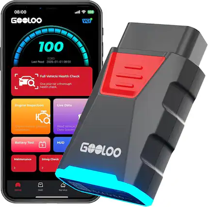 08:00 GOeLOO 100 VCI 100 EOBD Last Read 2025-01-01 08:00 Full Vehicle Health Check Give your car a thorough health check. Engine Inspection Live Data Engine Failure Detailed Read Vehicle Inspection Data Stream Battery Test HUD 4 GOOLOO G Maintenance Smog Check Home Mall Service