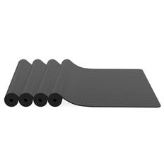 Front. Gymax - Gymax Tool Mats Pack of 4 0.3'' Thickened PE Mechanic Pads for Under Car Repairing - Black.