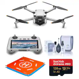 Bundle - DJI - MINI 3 W/RC CNTRLLR & CLEANING KIT