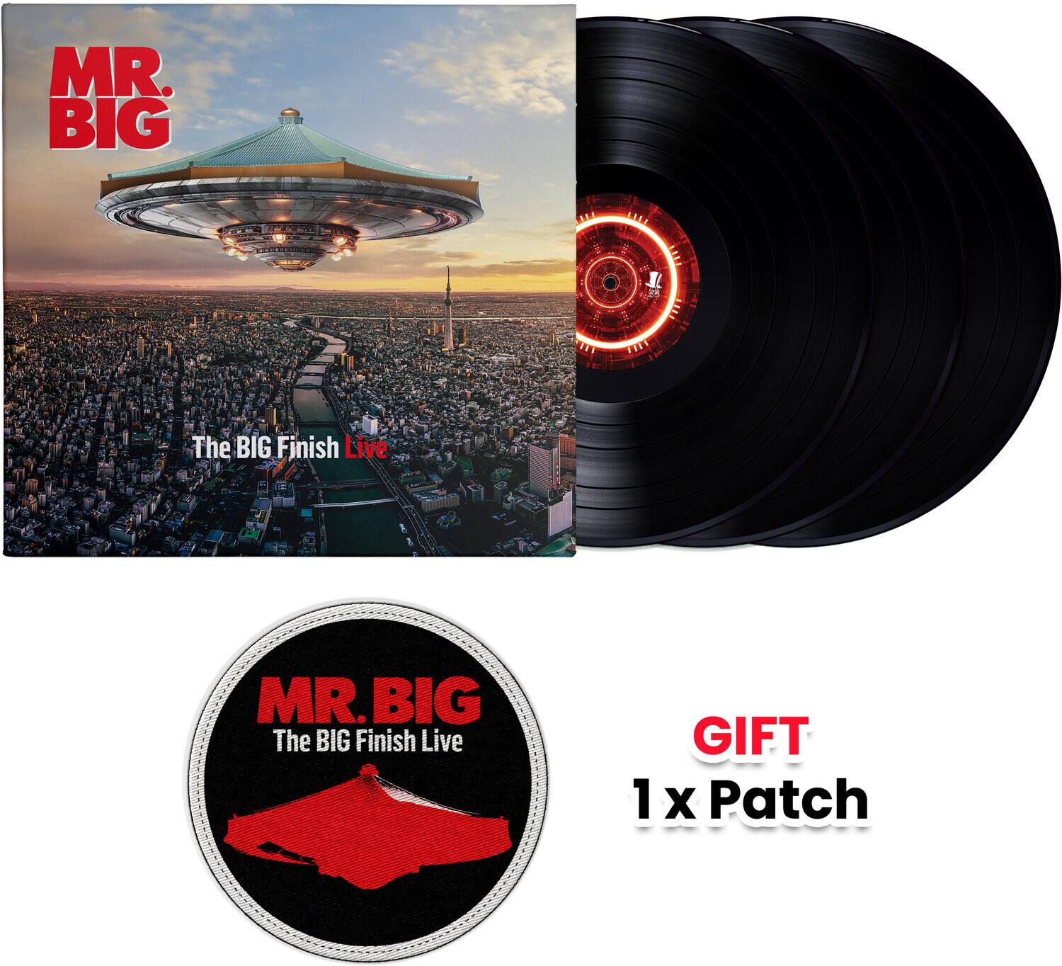 MR. BIG  
The BIG Finish Live  

GIFT  
1 x Patch