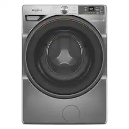 Whirlpool - 4.5 Cu. Ft. Smart Front Load ENERGY STAR® Washer with FreshFlow™ Vent System - Radiant Silver