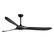 Alt View 5. VEVOR - 72 Inch Ceiling Fan without Light, 6-Speed Remote Control, 3-Wood-Blade, Reversible DC Motor - Black.