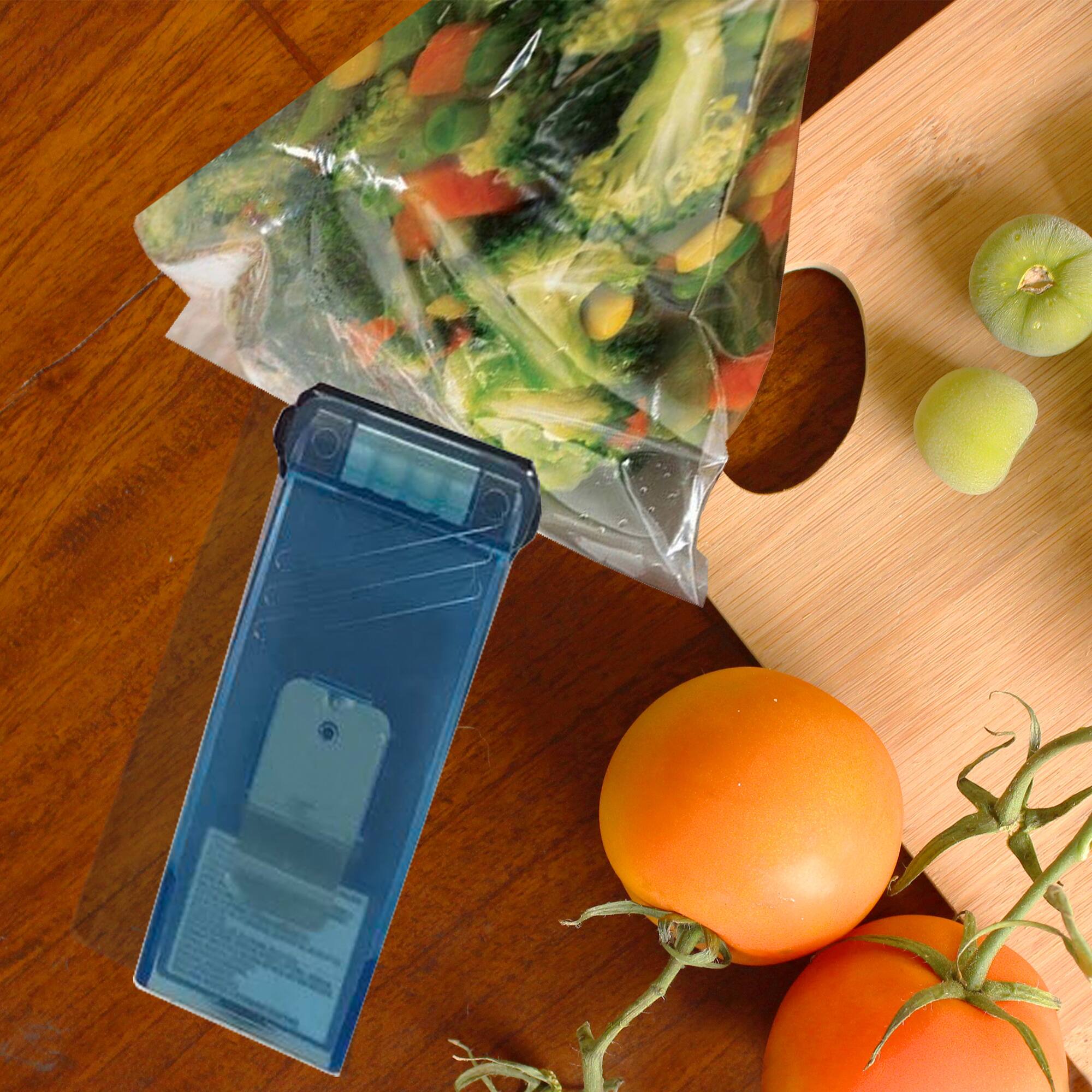 Alt View 1. iTouchless - Handheld Heat Bag Sealer (2-Pack) - Red and Blue.