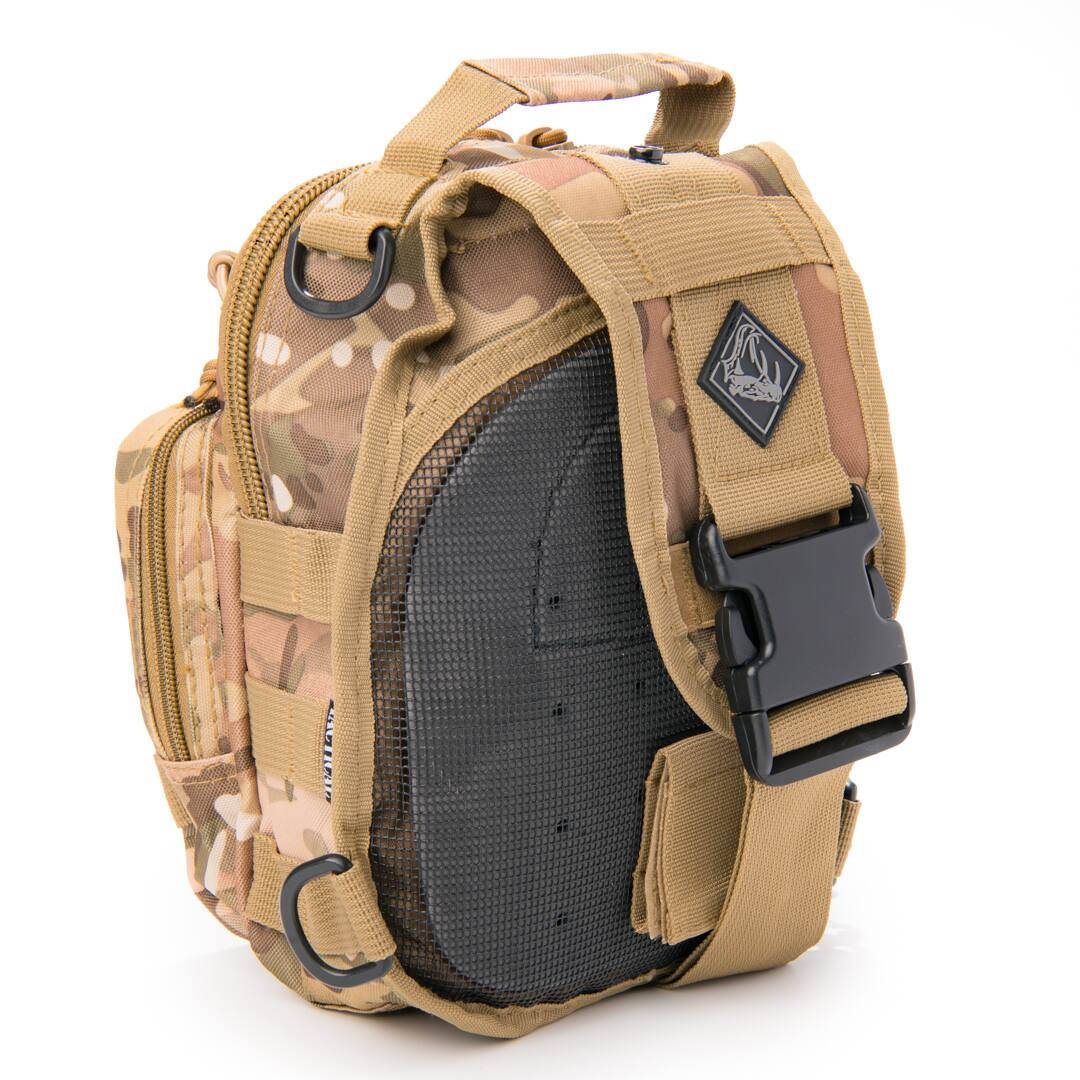 Alt View 3. Rattlesnake Tactical - Rattlesnake Tactical Sling Pack with Pistol Retention System, CP Camo - CP Camo.