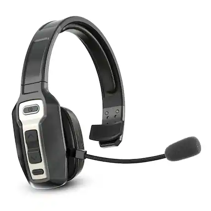 Front. Mybat Pro - MyBat Pro WorkFlow Wireless Headset with Noise Cancelling Microphone - Black - Black.