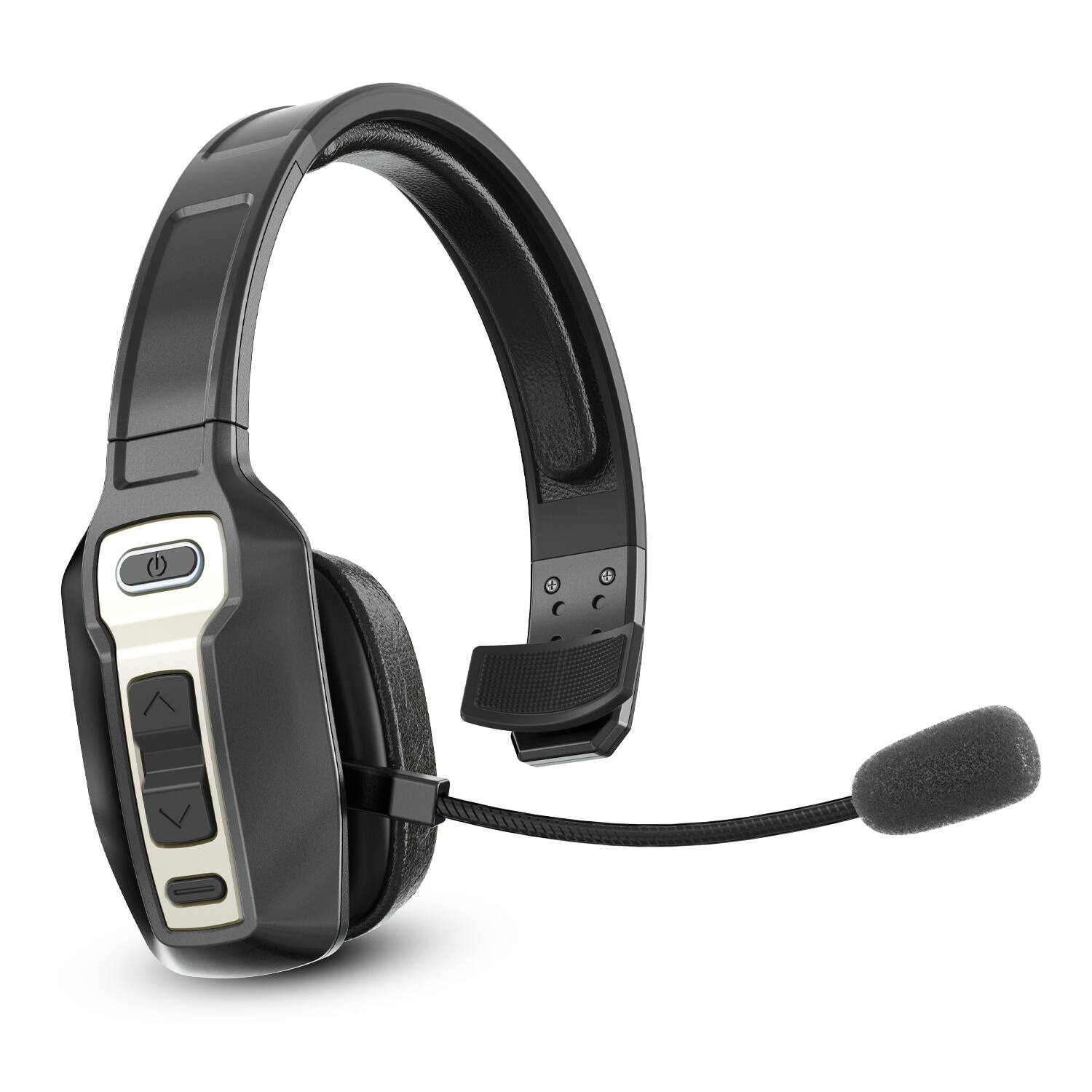 Front. Mybat Pro - MyBat Pro WorkFlow Wireless Headset with Noise Cancelling Microphone - Black - Black.