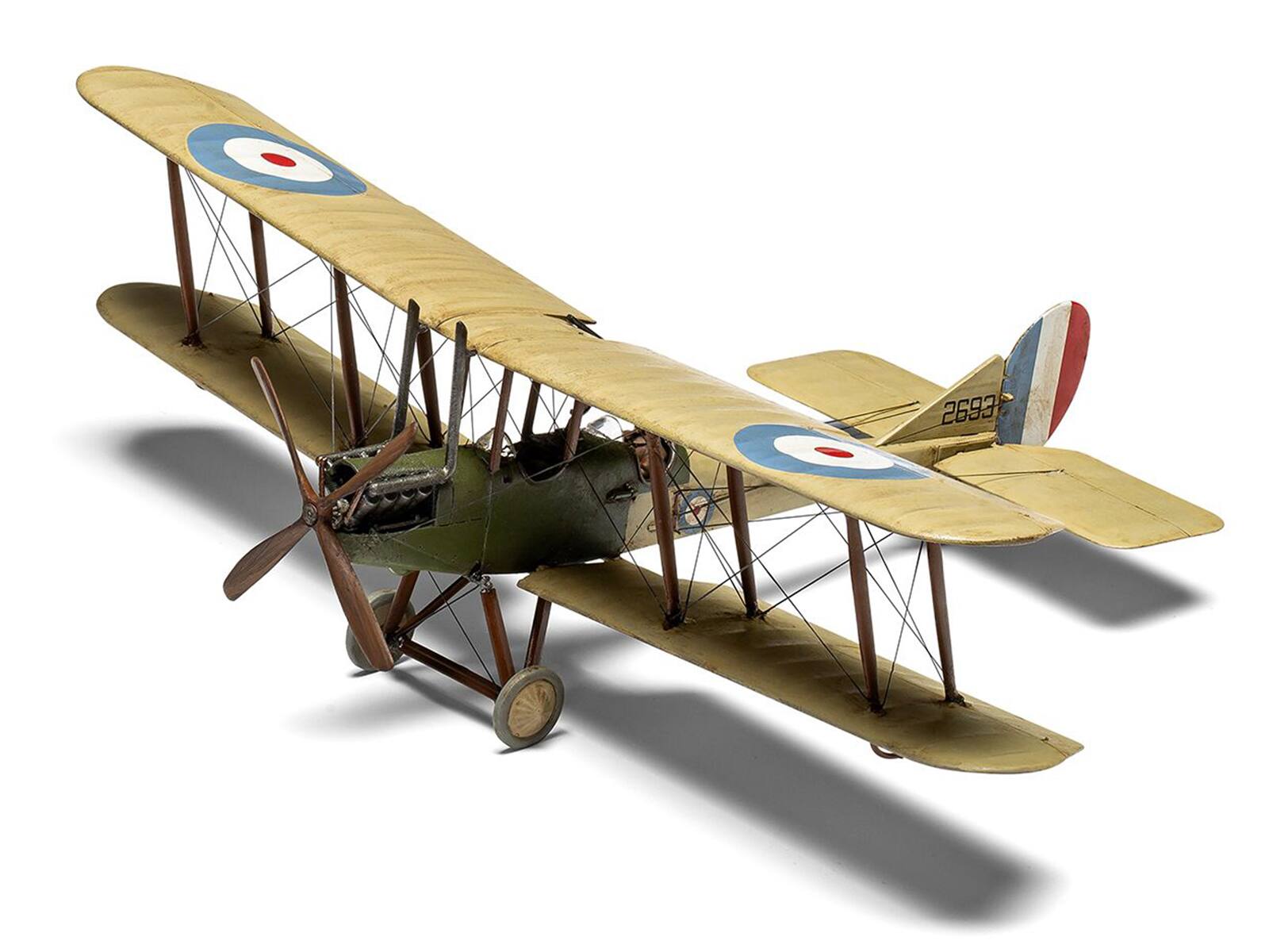 Angle. Airfix - Level 2 Model Kit Royal Aircraft Factory BE2c Aircraft with 2 Scheme Options 1/72 Scale Plastic Model Kit by Airfix - Multicolor.