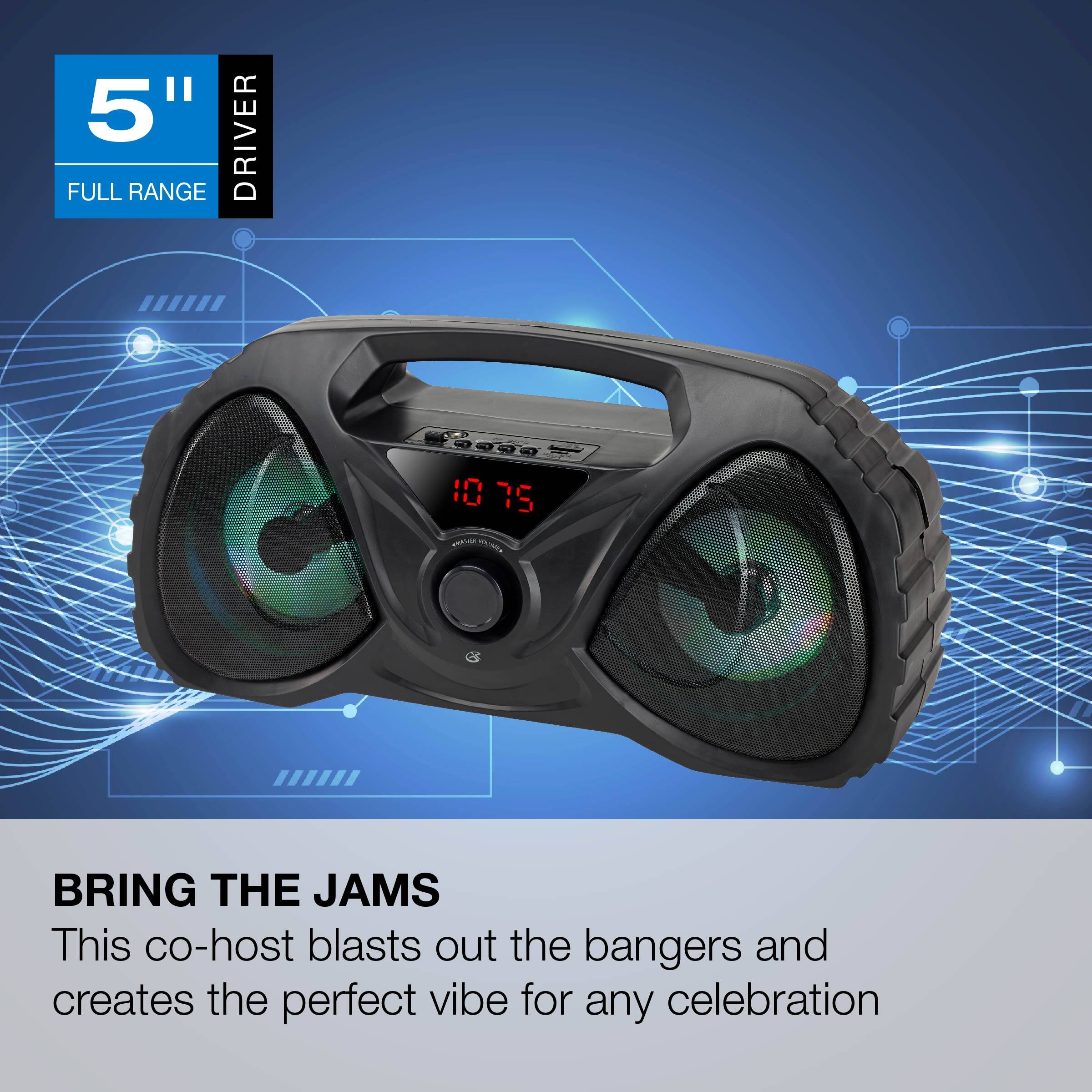 5" DRIVER FULL RANGE

BRING THE JAMS

This co-host blasts out the bangers and creates the perfect vibe for any celebration