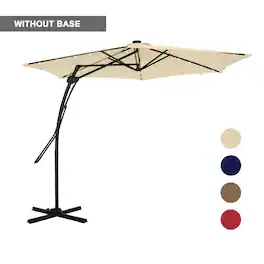 Boyel Living - 10ft Outdoor Patio Cantilever Umbrella with Waterproof and UV Resistant