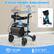 6-level Height Adjustment
Max 37.5"
Min 32.5"
5.5"
26"
10"
10"
300 lbs
16.5"
23"
18"
14.5"
7"
25"
22 LBS Net Weight
31.5"
5'3"-6'3" Recommended User Height