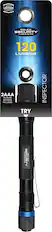 LIMITED LIFETIME WARRANTY
POLICE SECURITY FLASHLIGHTS
120 LUMENS
2AAA ALKALINE BATTERIES INCLUDED
TRY INSPECTOR