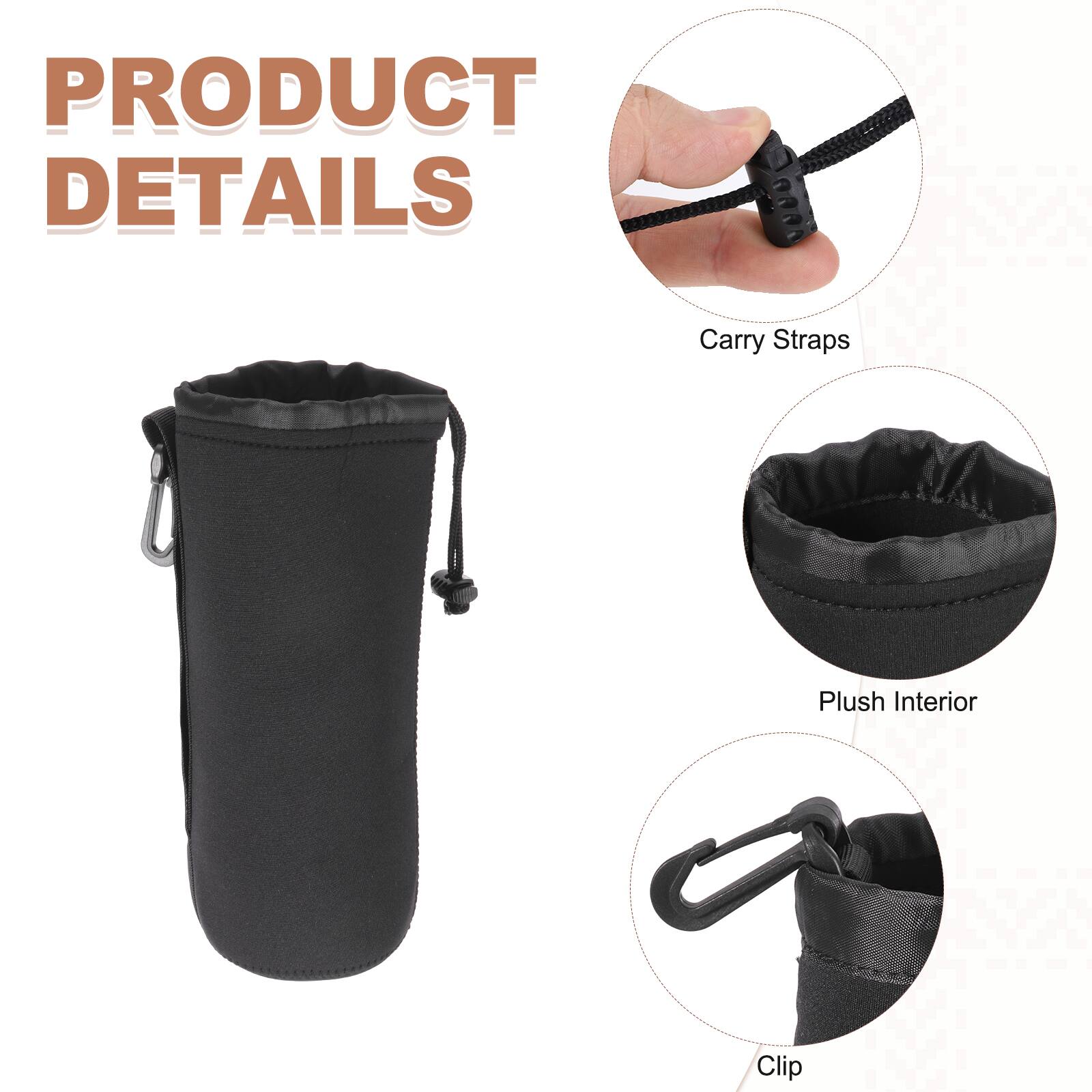 PRODUCT DETAILS

- Carry Straps
- Plush Interior
- Clip