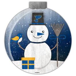 Fan Creations - St. Louis Blues 12'' Snow Globe Wall Art - Multicolor