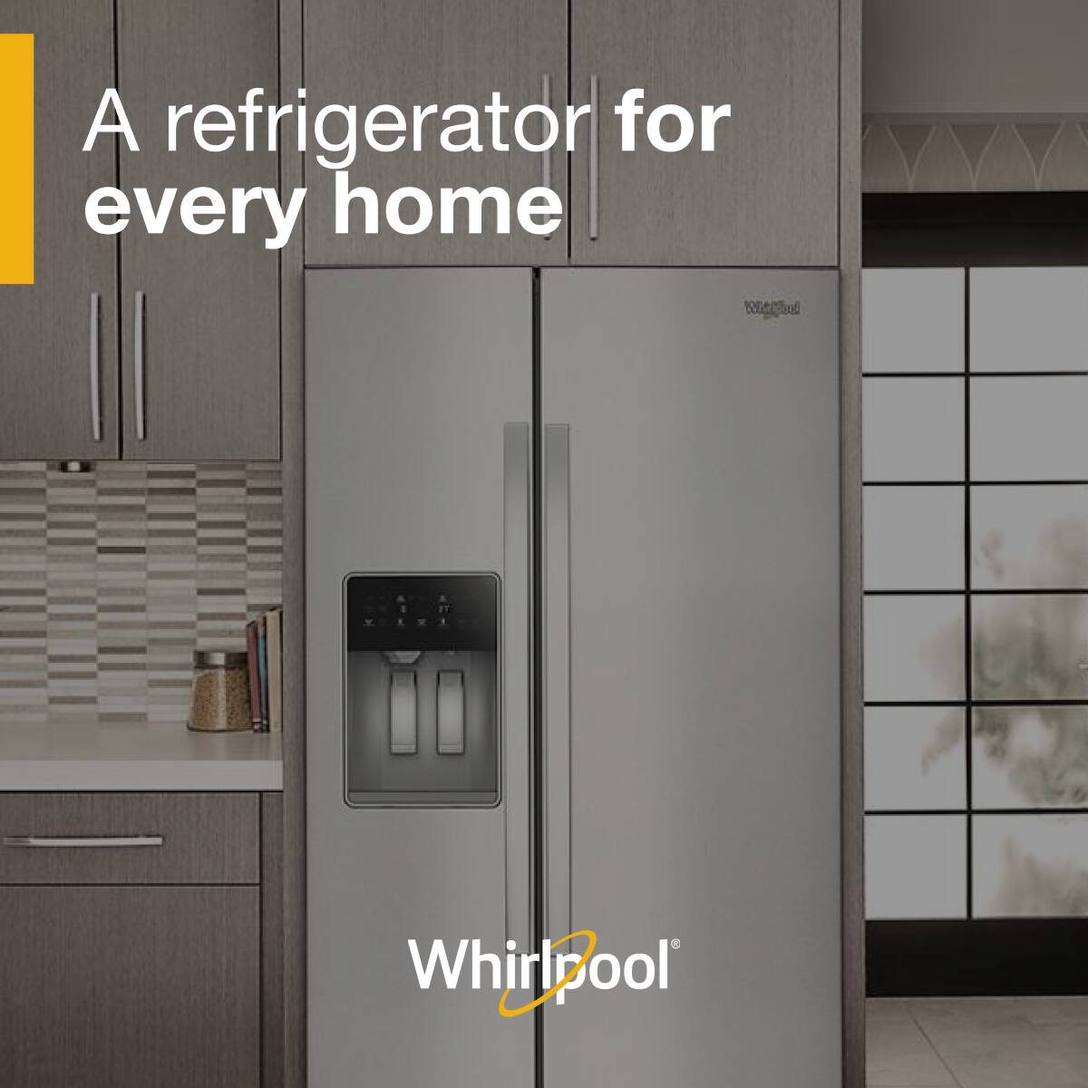 Alt View 12. Whirlpool - 28.7 Cu. Ft. Side-by-Side Refrigerator with TruCool System - Fingerprint-Resistant Stainless Finish.