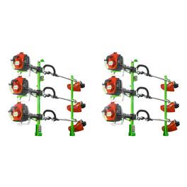 Green Touch Industries - Xtreme Pro Series 3 Position Line Trimmer Rack (2 Pack) - Neon Green